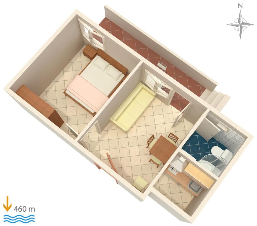 Apartments With A Parking Space Vodice - 2995 Екстер'єр фото