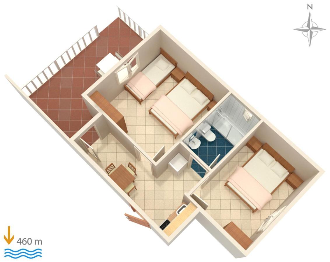 Apartments With A Parking Space Vodice - 2995 Екстер'єр фото