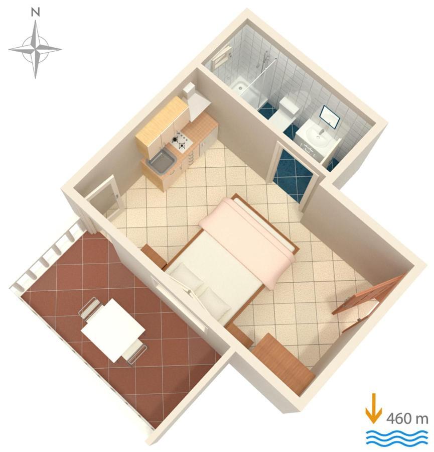 Apartments With A Parking Space Vodice - 2995 Екстер'єр фото